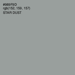 #989F9D - Star Dust Color Image